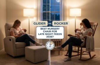 Glider vs. Rocker for nursery for late night baby feed and which one is Comfortable Nursing Chair